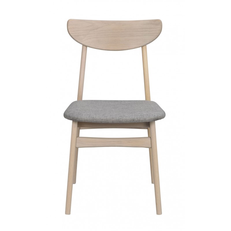 RO Rodham Chair Whitewash/Light Grey